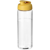 H2O Active® Vibe 850 ml drikkeflaske med fliplåg - Transparent/Gul