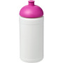 Baseline® Plus 500 ml bidon met koepeldeksel - Wit/Roze