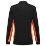 Polosweater Bicolor Dames 302002 Black-Orange 5XL