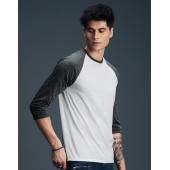 Adult Tri-Blend 3/4 Sleeve Raglan Tee Adult Tri-Blend 3/4 Sleeve Raglan Tee