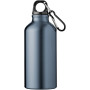 Oregon 400 ml aluminium water bottle with carabiner - Gun metal