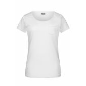Ladies'-T Pocket - white - XL