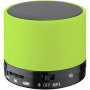Duck cylinder Bluetooth® speaker with rubber finish - Lime