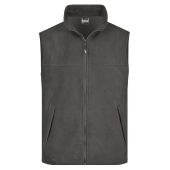 Fleece Vest - dark-grey - L