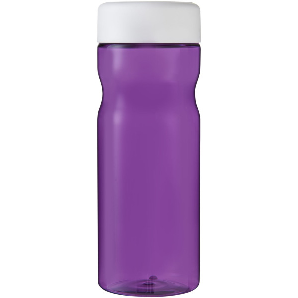 H2O Active® Eco Base 650 ml screw cap water bottle - Purple/White
