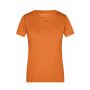 Ladies' Heather T-Shirt - orange-melange - XXL