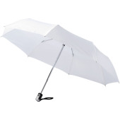 Alex 21,5" foldbar, fuldautomatisk paraply - Hvid