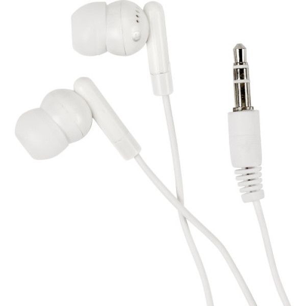 ABS earphones white