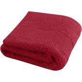 Sophia 450 g/m² håndklæde i bomuld 30x50 cm - Rød