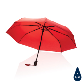 21" Impact AWARE™ RPET 190T auto åben/luk paraply, rød