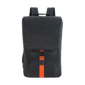 Amethyst Stylish Computer Backpack - Black - One Size