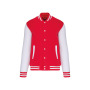 College jacket unisex Red / White XS