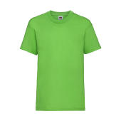 Kids Valueweight T - Lime Green - 128 (7-8)