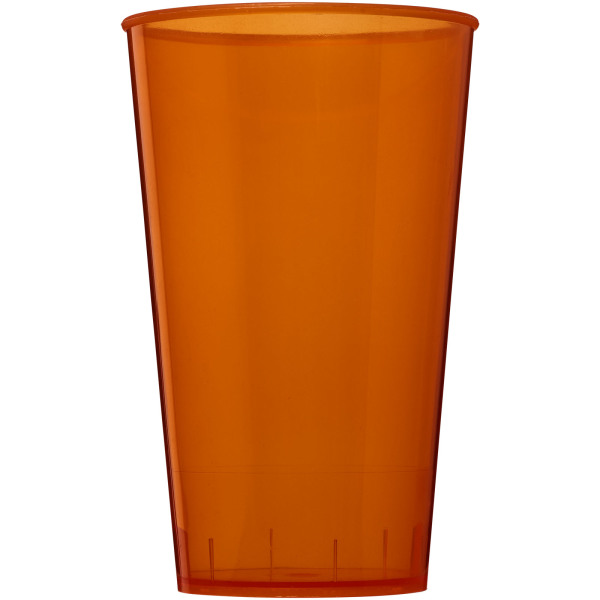 Arena 375 ml plastic tumbler - Transparent orange