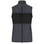 Ladies' Fleece Vest - carbon/black - XS