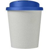 Americano® Espresso Eco 250 ml gerecyclede beker met knoeibestendig deksel - Wit/Midden blauw