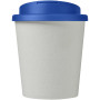 Americano® Espresso Eco 250 ml gerecyclede beker met knoeibestendig deksel - Wit/Midden blauw
