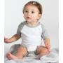 Essential Short Sleeve Baby Baseball Bodysuit, White/Fuchsia, 0-3, Larkwood