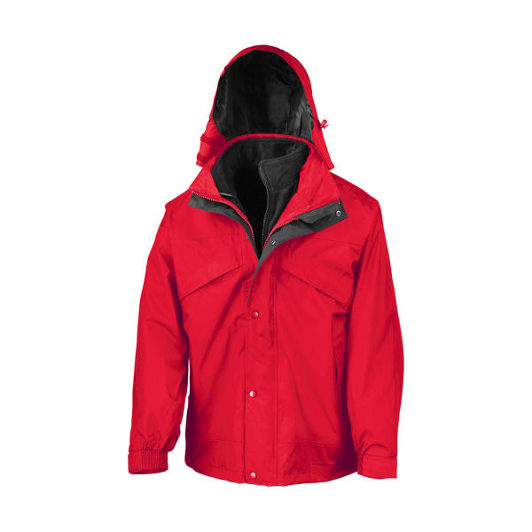 3-in-1 Jacket with Fleece - Red