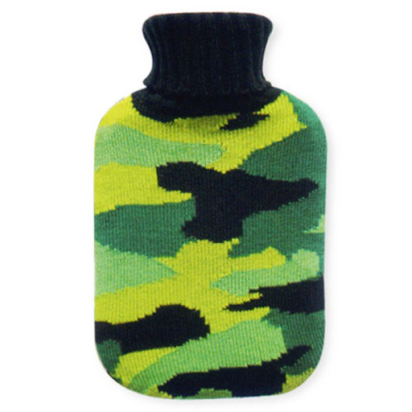 500 C.C. Rubber Hot Water Bottle Bags with Knitted Cover