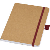 Berk A5-anteckningsbok av återvunnet papper - Röd