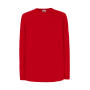 Kids Valueweight Long Sleeve T - Red - 116 (5-6)