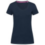 Stedman T-shirt V-neck Claire SS for her 533c marina blue S
