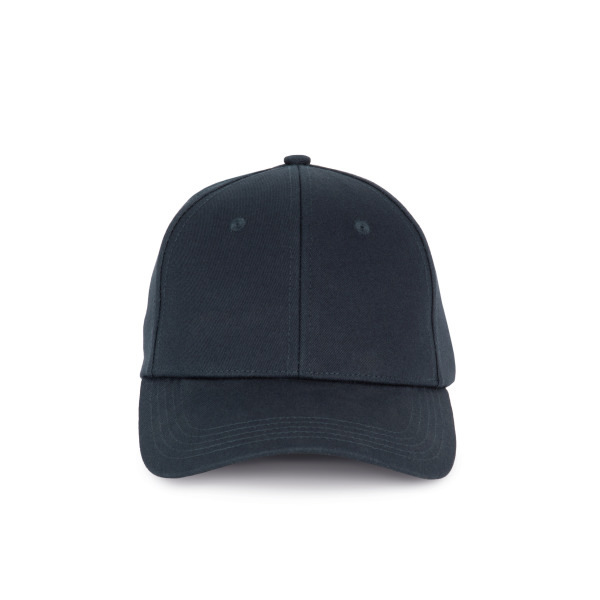 6-Panel-Kappe aus recycelter Baumwolle Navy One Size
