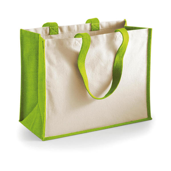 Printers' Jute Classic Shopper - Apple Green - One Size