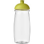 H2O Active® Pulse 600 ml dome lid sport bottle - Transparent/Lime