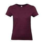 #E190 /women T-Shirt - Burgundy - 2XL