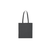 Schoudertas gerecycled katoen 140g/m² 38x42cm - Zwart