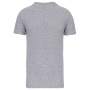 Heren-t-shirt BIO150IC V-hals Oxford Grey 5XL