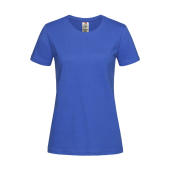 Classic-T Organic Fitted Women - Bright Royal - L