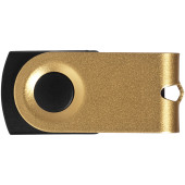 Mini USB stick - Goud/Zwart - 8GB
