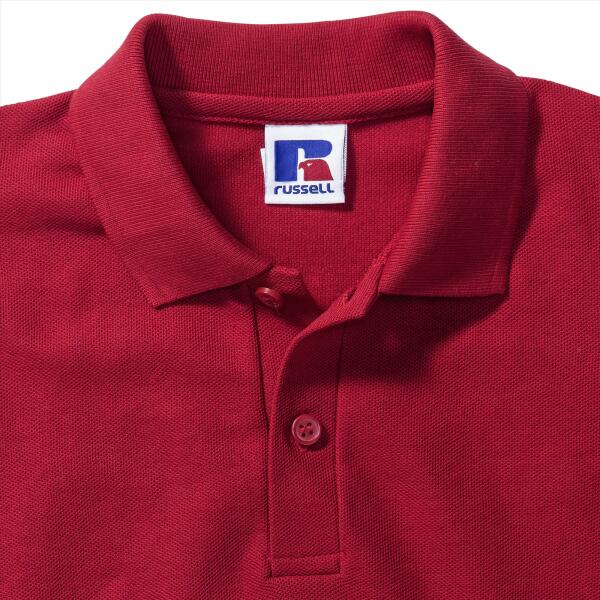 RUS Children's Classic Polycot. Polo, Classic Red, 11-12jr