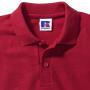 RUS Children's Classic Polycot. Polo, Classic Red, 7-8jr