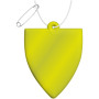 RFX™ H-12 reflecterende TPU hanger met badge - Neongeel