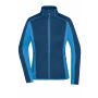 Ladies' Structure Fleece Jacket - navy/bright-blue - XS