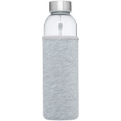 Bodhi 500 ml glazen drinkfles - Grijs