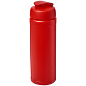 Baseline® Plus 750 ml sportflaska med uppfällbart lock - Röd