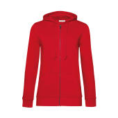 Organic Inspire Zipped Hood /women_° - Red - 2XL