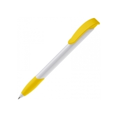Apollo ball pen hardcolour - White / Yellow