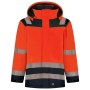 Parka High Vis Bicolor 403020 Fluor Red-Ink XS