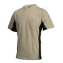 T-shirt Bicolor Borstzak Outlet 102002 Khaki-Black XS