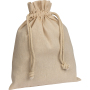 Medium drawstring bag made from recycled cotton