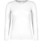 #E150 Ladies' T-shirt long sleeves White 3XL
