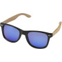Hiru rPET/wood mirrored polarized sunglasses in gift box - Wood