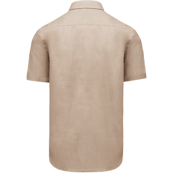 Overhemd in onderhoudsvriendelijk polykatoen-popeline korte mouwen heren Angora 6XL
