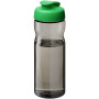 H2O Active® Eco Base 650 ml flip lid sport bottle - Bright green/Charcoal